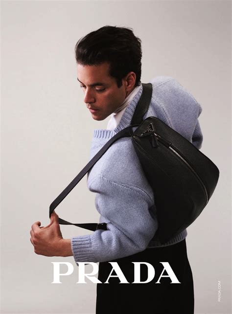 prada rami malek|PRADA MENSWEAR FALL/WINTER 2022 ADVERTISING .